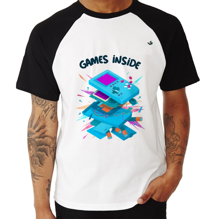 Camiseta Raglan Games Inside