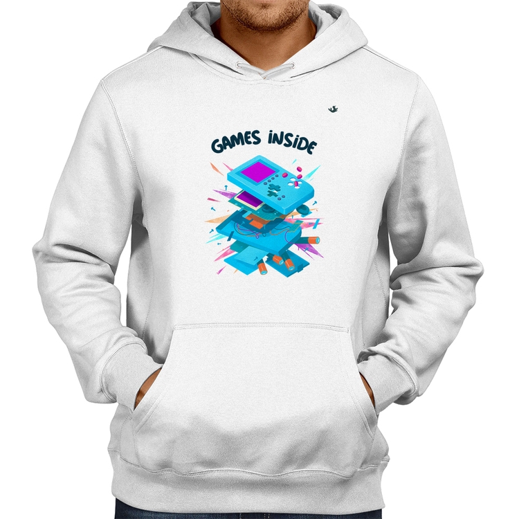 Moletom Games Inside - Branco