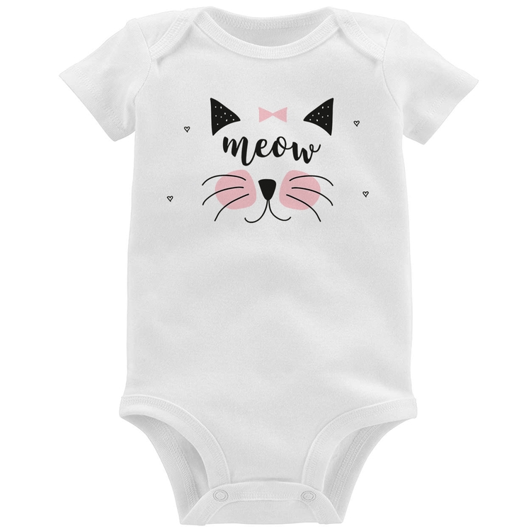 Body Bebê Gatinha Meow