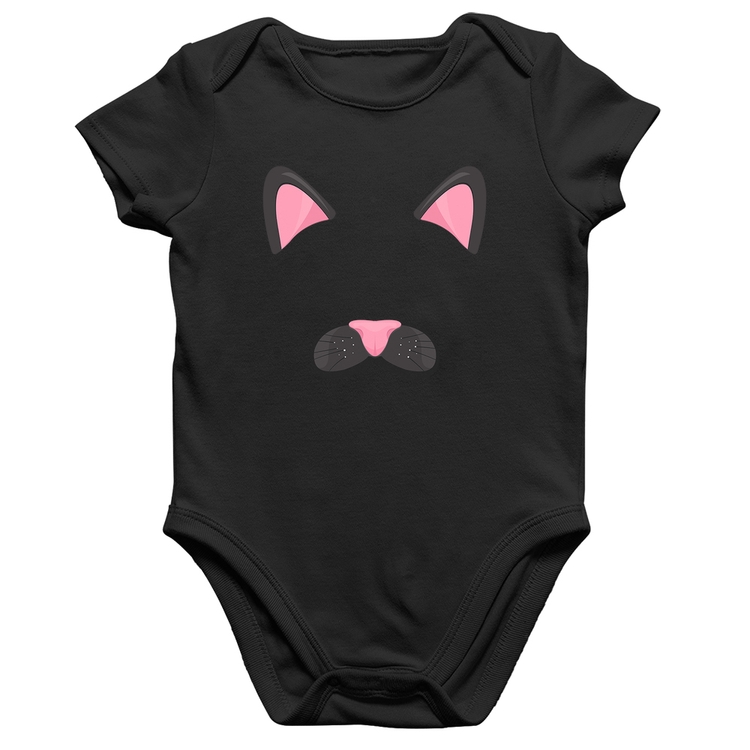 Body Bebê Algodão Gatinha Orelhinha