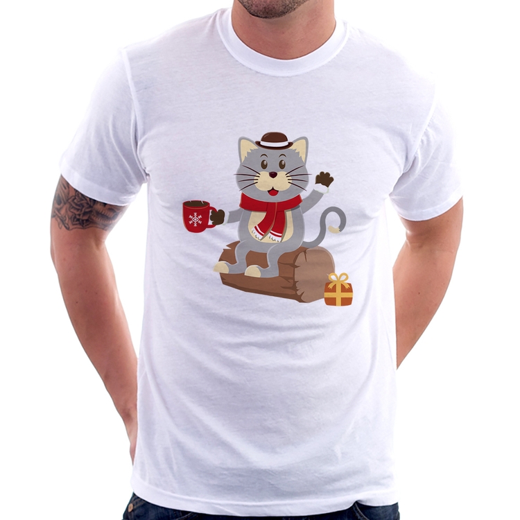 Camiseta Gatinho Simpático