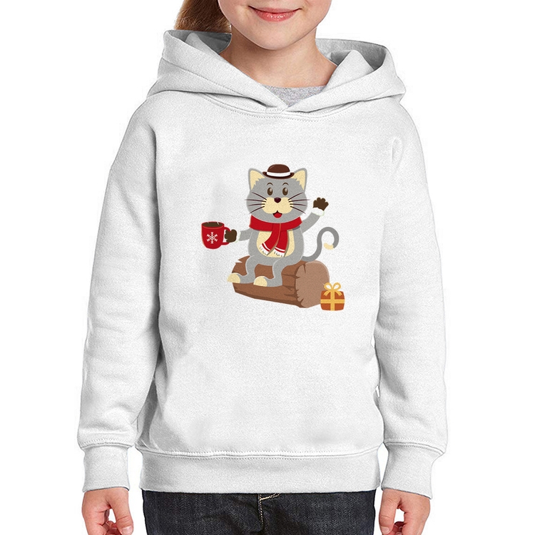 Moletom Infantil Gatinho Simpático