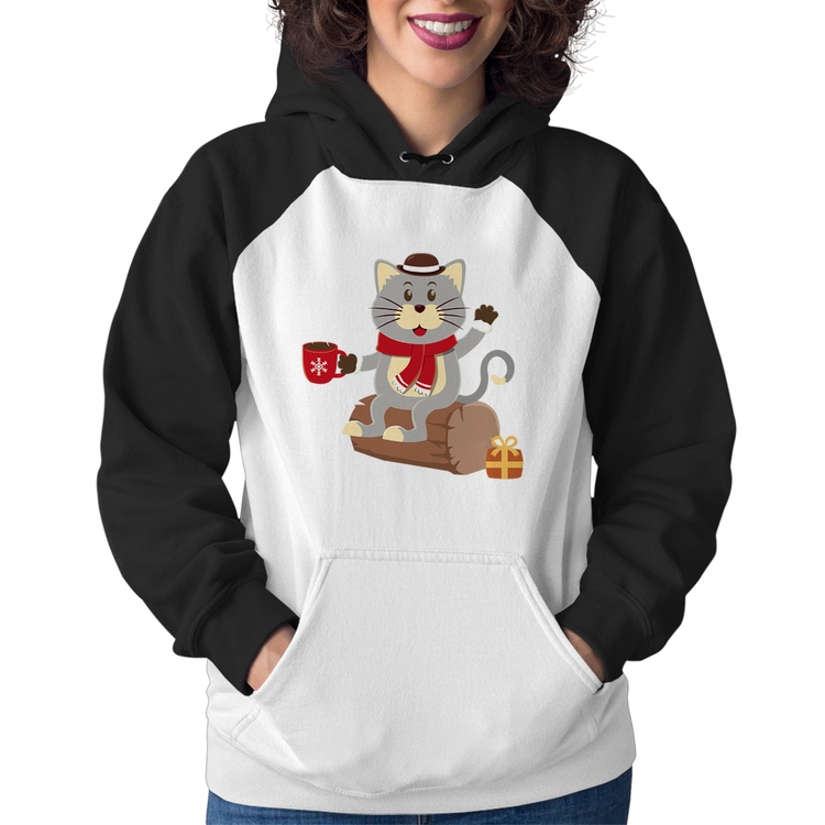 Moletom Feminino Gatinho Simpático