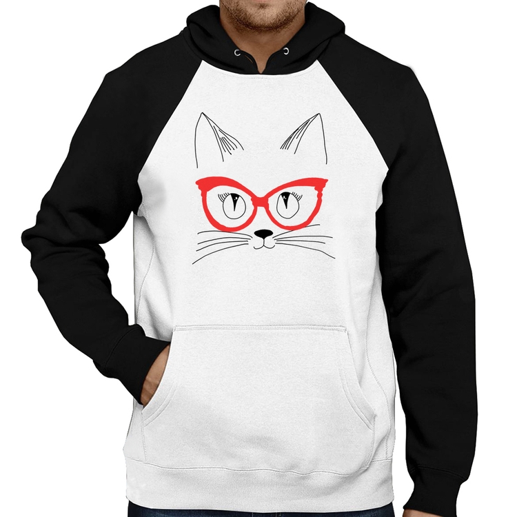 Moletom Gato De Óculos