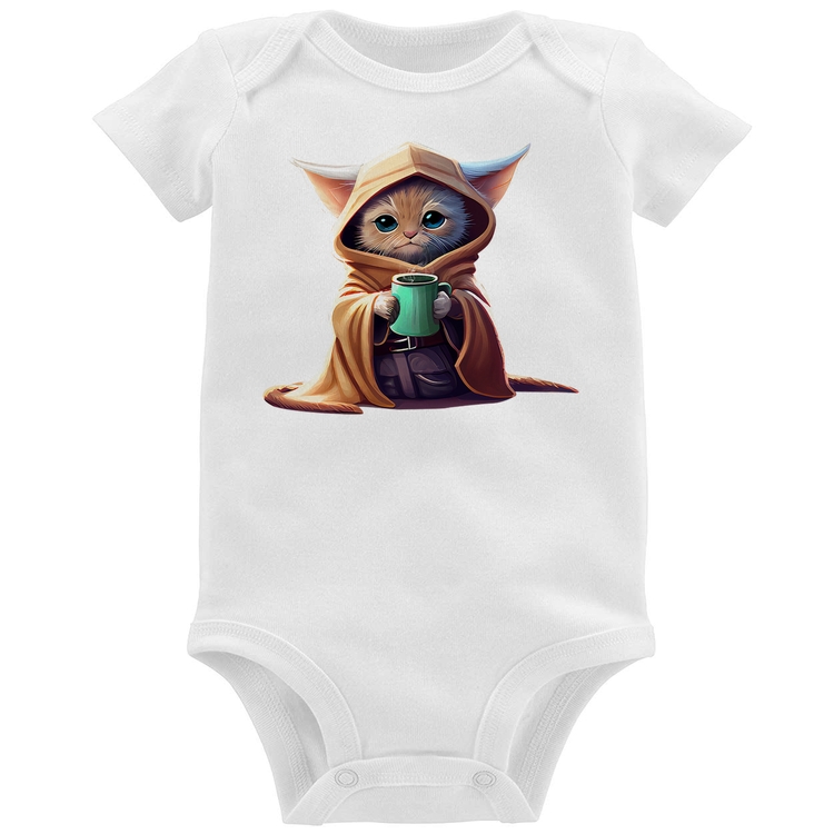 Body Bebê Gato Jedi