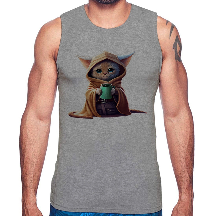 Regata Gato Jedi - Cinza