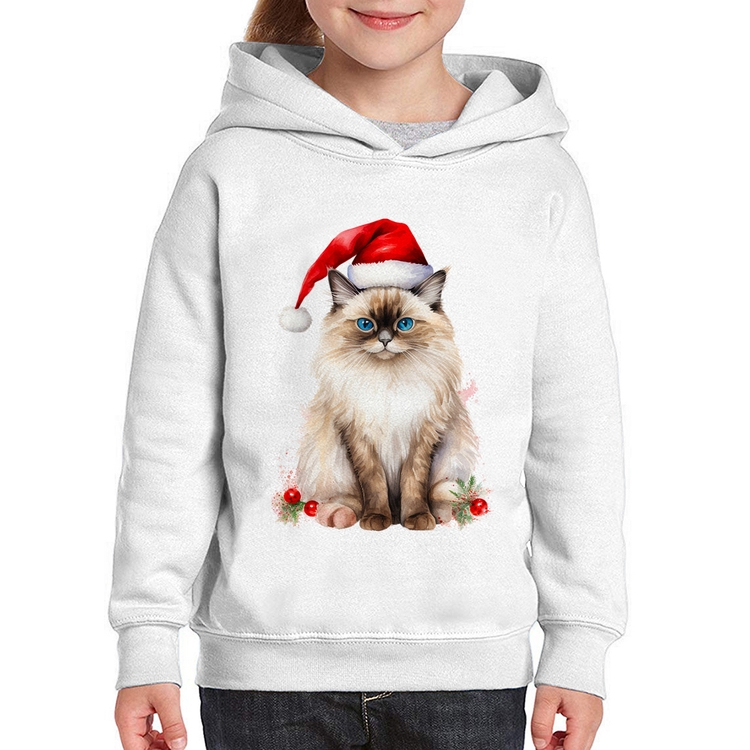 Moletom Infantil Gato Natalino