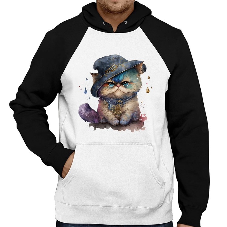 Moletom Gato Persa Watercolor 