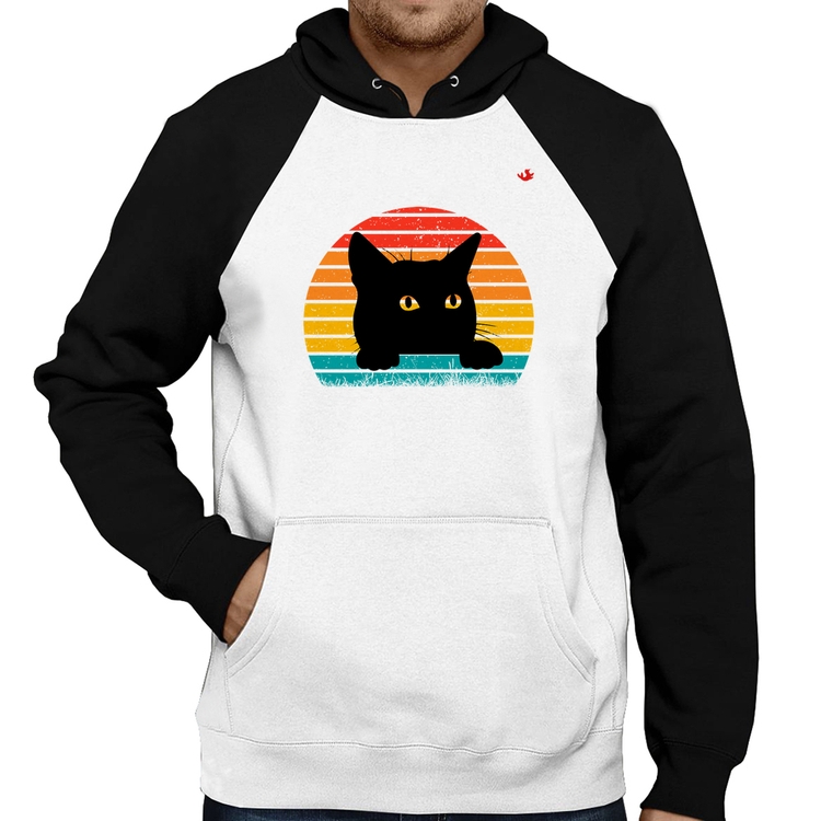 Moletom Gato Vintage Sunset