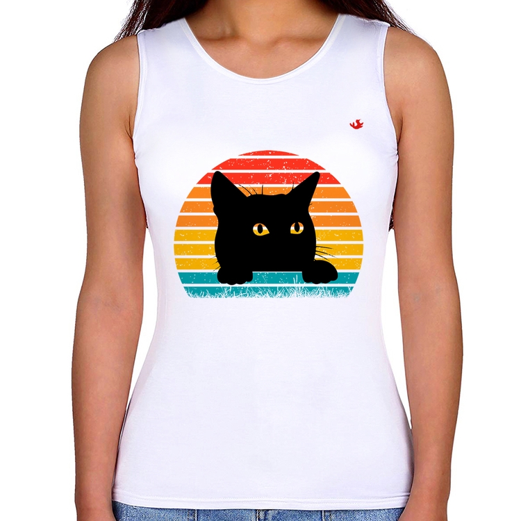 Regata Feminina Gato Vintage Sunset