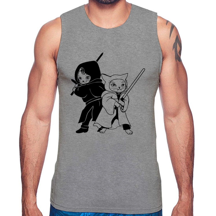 Regata Gatos Jedi - Cinza