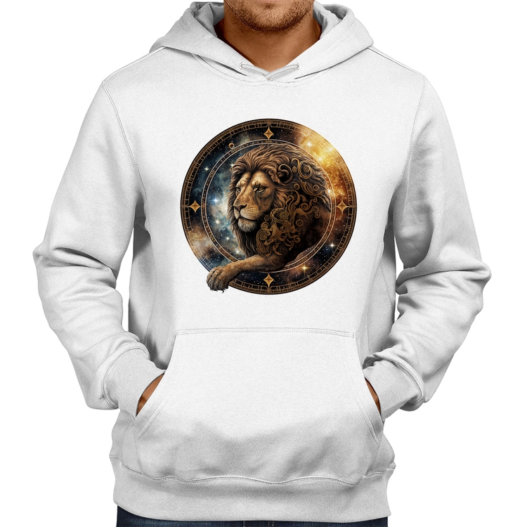 Moletom Leão Sígno - Branco