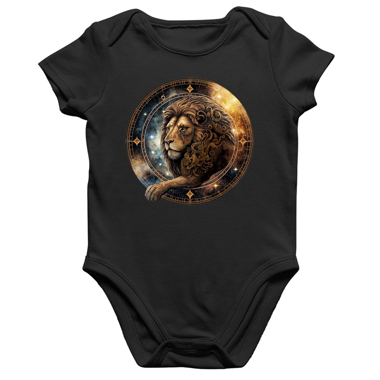 Body Bebê Algodão Leão Sígno