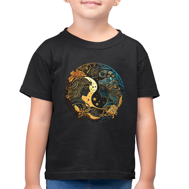 Camiseta Algodão Infantil Gêmeos Sígno