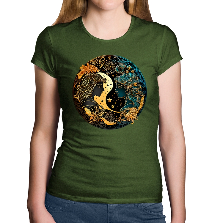 Baby Look Algodão Gêmeos Sígno - Musgo