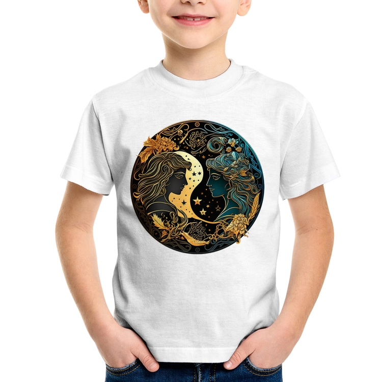 Camiseta Infantil Gêmeos Sígno
