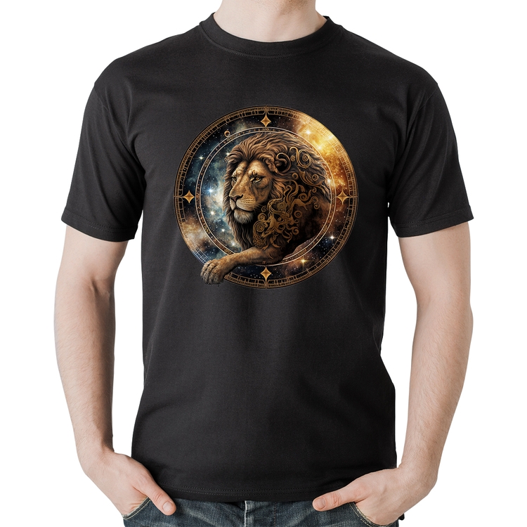 Camiseta Algodão Leão Sígno