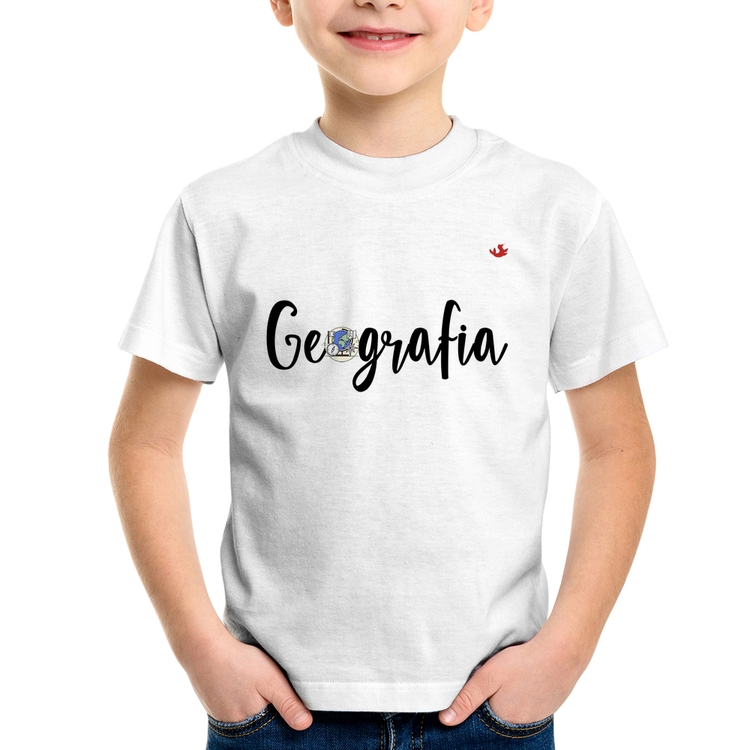 Camiseta Infantil Geografia