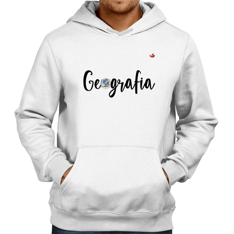 Moletom Geografia - Branco