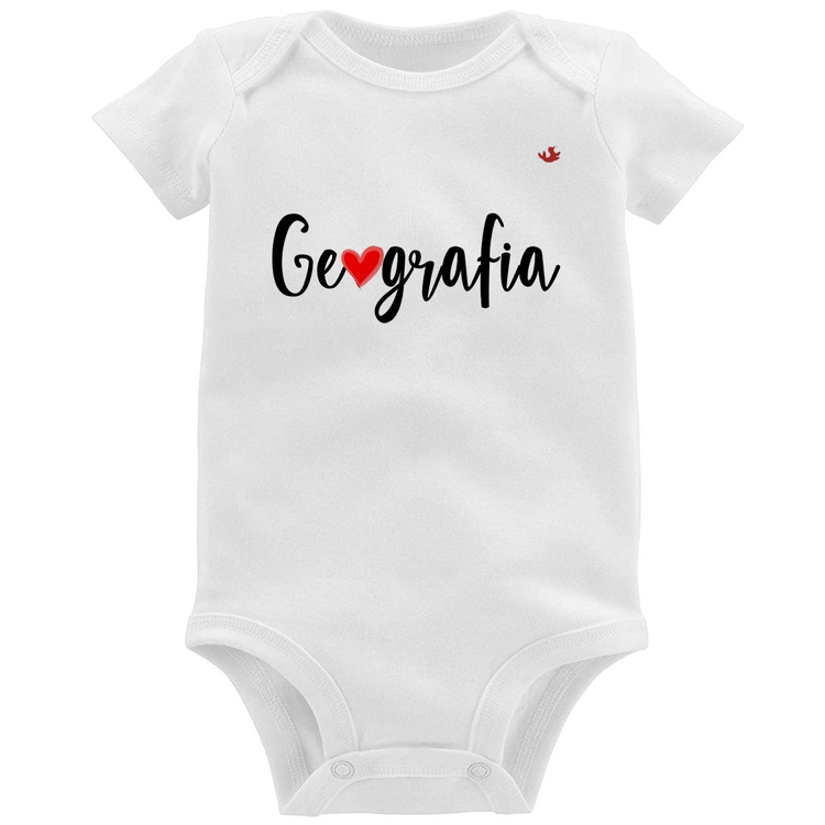 Body Bebê Geografia por amor