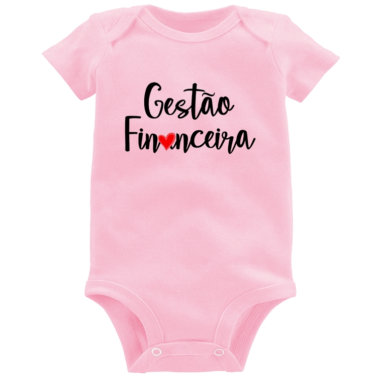 Body Bebê Gestão financeira por amor - Rosa Bebê
