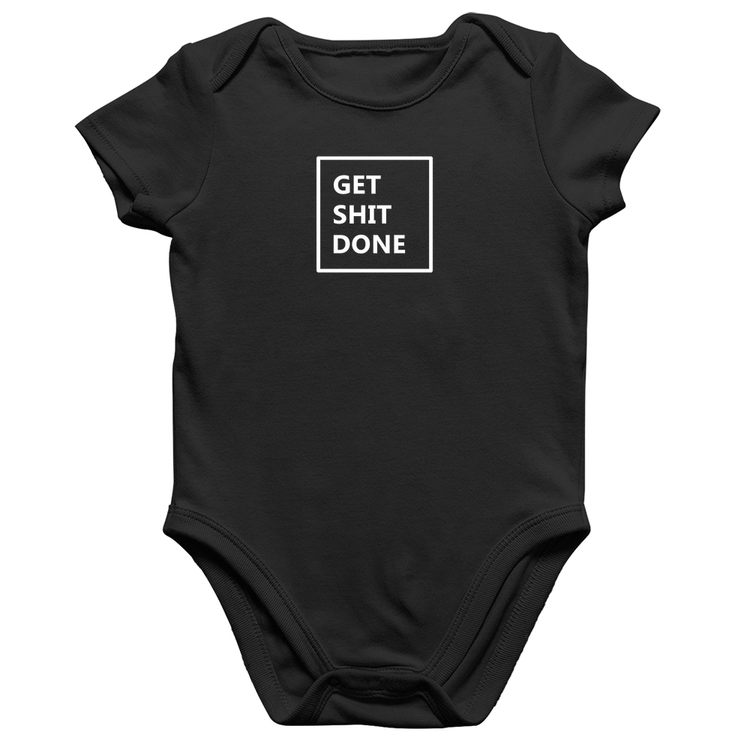 Body Bebê Algodão Get Shit Done