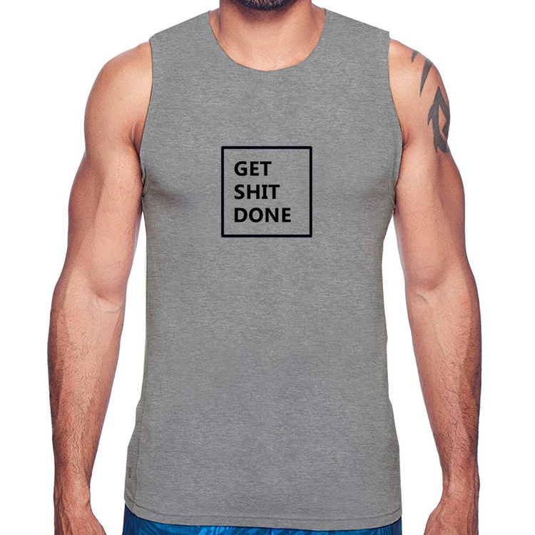 Regata Get Shit Done - Cinza