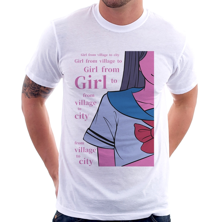 Camiseta Girl From Village To City