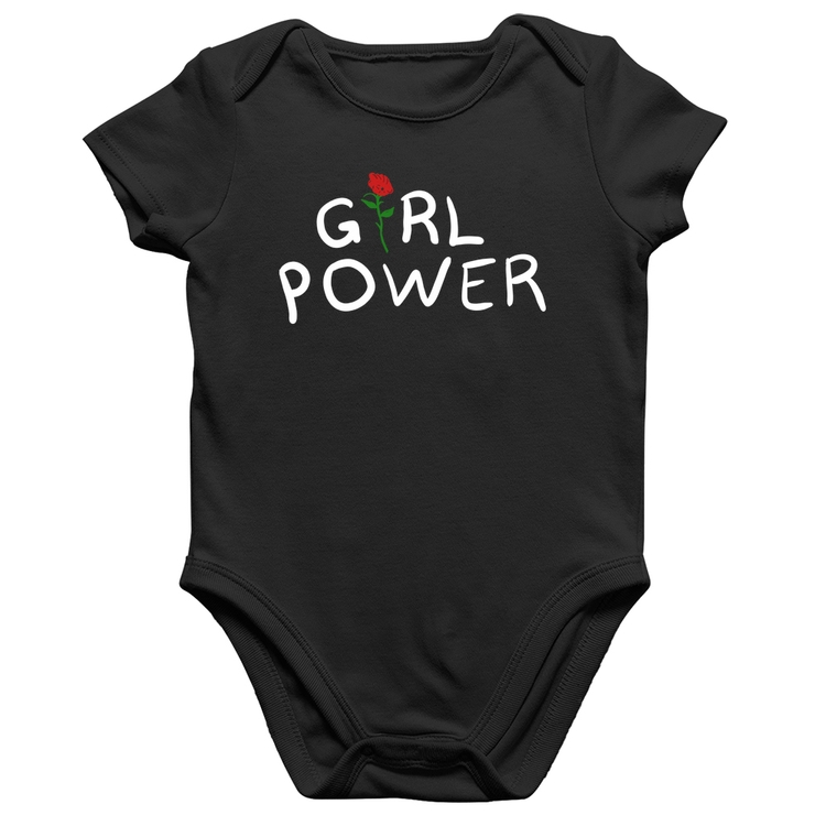 Body Bebê Algodão Girl Power
