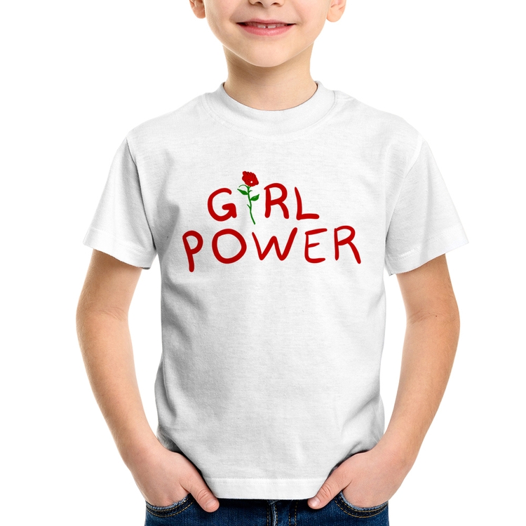 Camiseta Infantil Girl Power