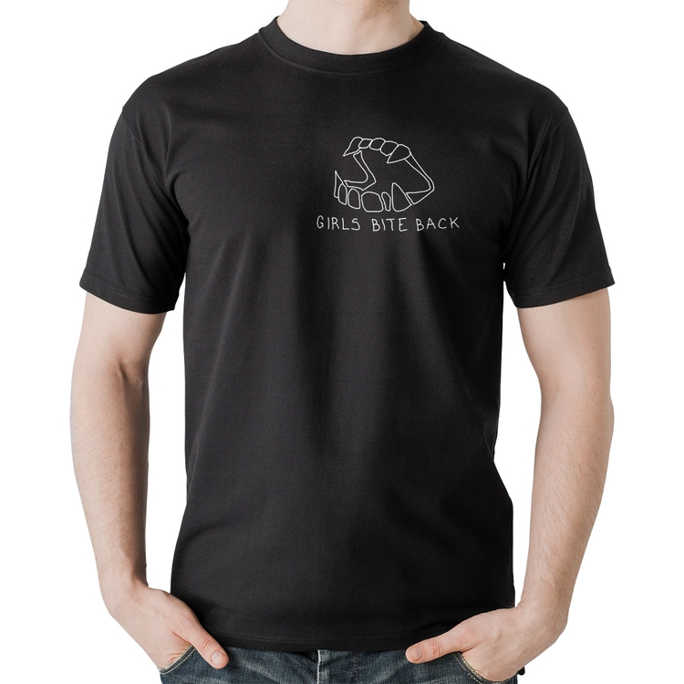 Camiseta Algodão Girls bite back