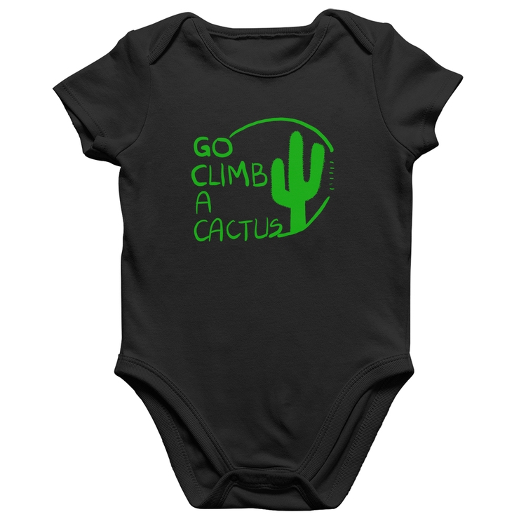 Body Bebê Algodão Go climb a cactus