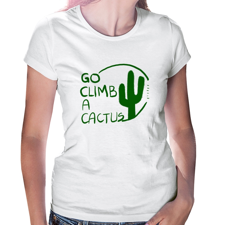 Baby Look Go climb a cactus