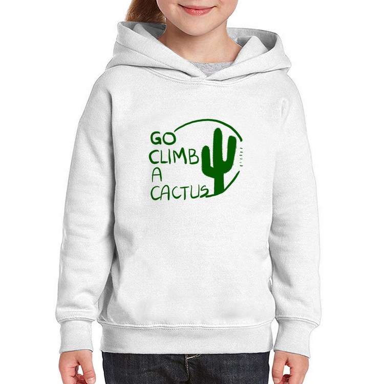 Moletom Infantil Go climb a cactus