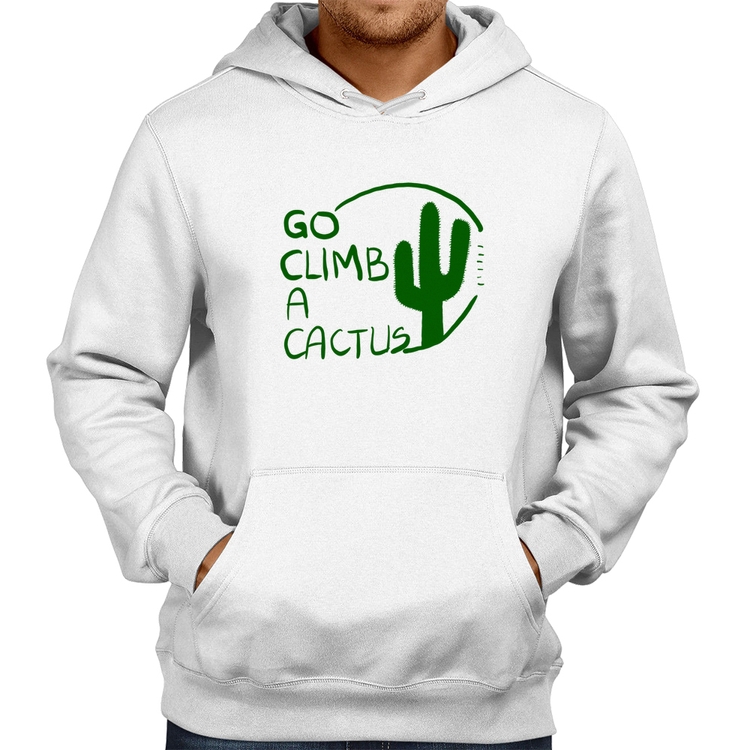Moletom Go climb a cactus - Branco