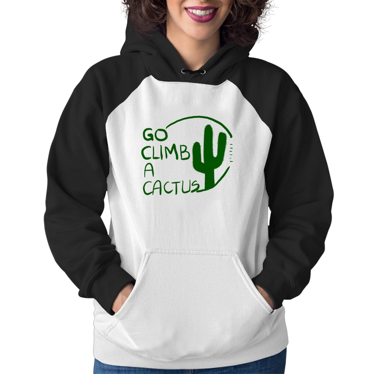 Moletom Feminino Go climb a cactus