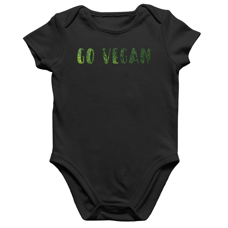Body Bebê Algodão Go Vegan