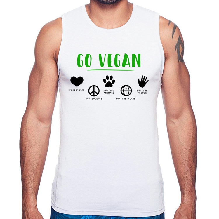 Regata Go Vegan Símbolos