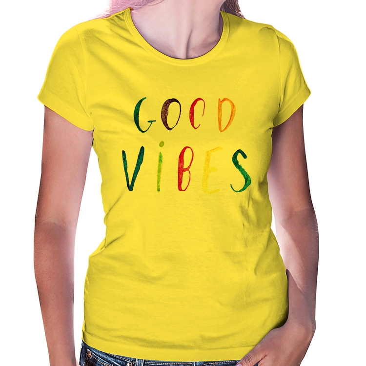 Baby Look Good Vibes Cores - Amarela