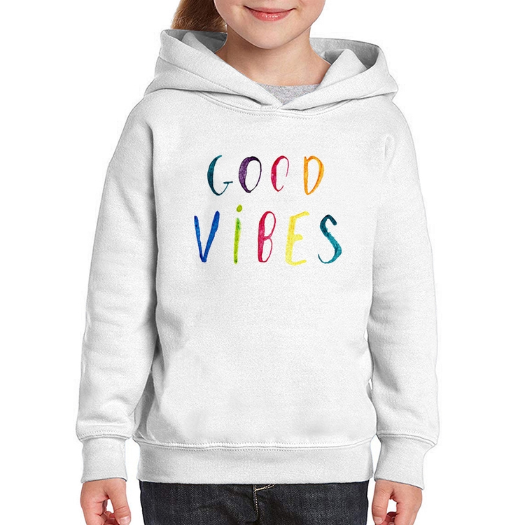 Moletom Infantil Good Vibes Cores