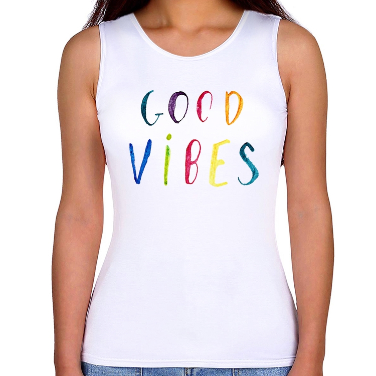 Regata Feminina Good Vibes Cores