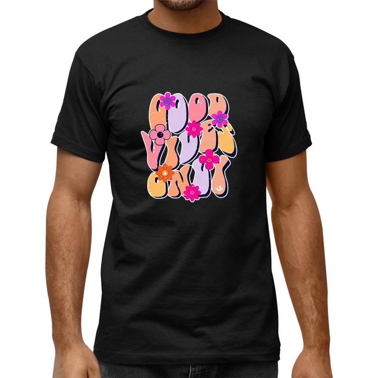Camiseta Quality Good Vibes Only