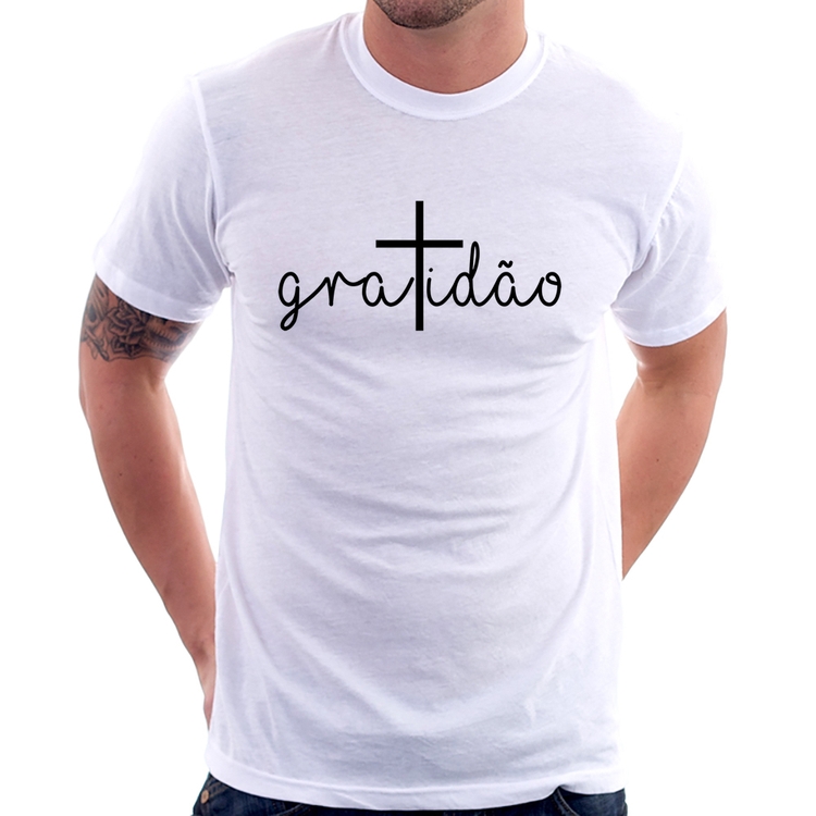 Camiseta Gratidão Cruz