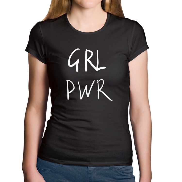 Baby Look Algodão GRL PWR