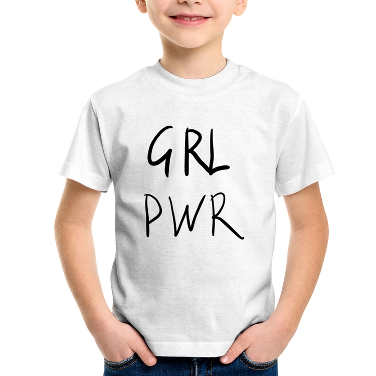 Camiseta Infantil GRL PWR