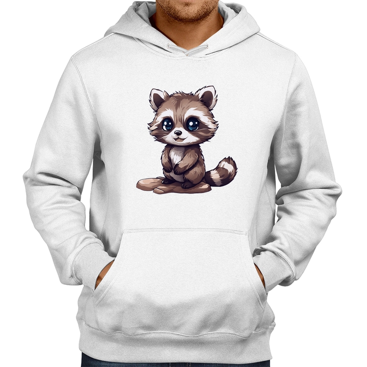 Moletom Guaxinim Fofinho - Branco