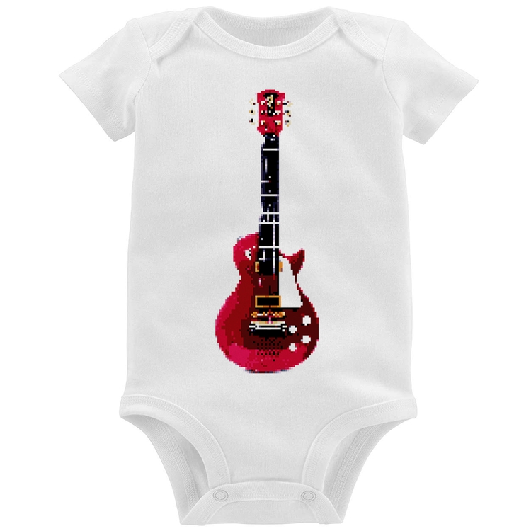 Body Bebê Guitar Píxel