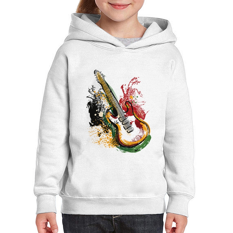 Moletom Infantil Guitarra Reggae