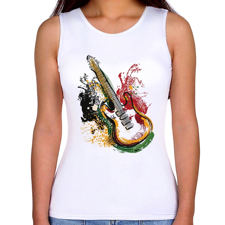 Regata Feminina Guitarra Reggae