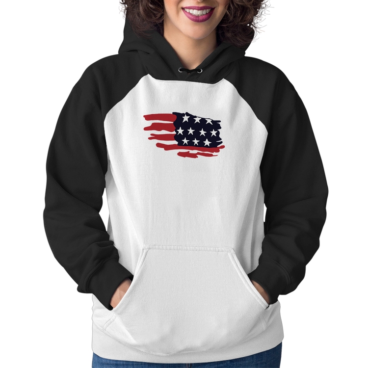 Moletom Feminino Handrawn Flag